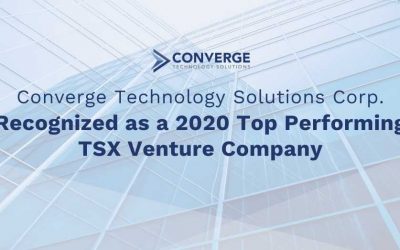 Converge Recognized as a 2020 Top Performing TSX Venture Company