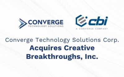 Converge Technology Solutions Corp. Acquires Creative Breakthroughs, Inc.
