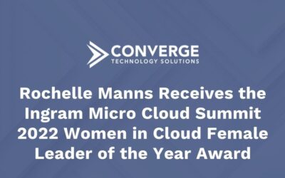 Rochelle Manns Receives the Ingram Micro Cloud Summit 2022 Women in Cloud Female Leader of the Year Award