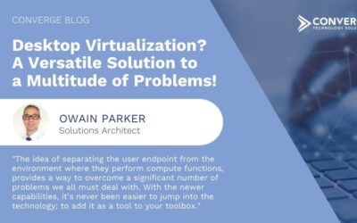 Desktop Virtualization? A versatile solution to a multitude of problems!