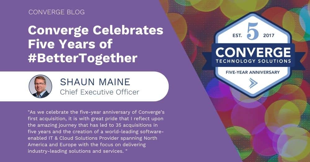 Converge Celebrates Five Years of #BetterTogether