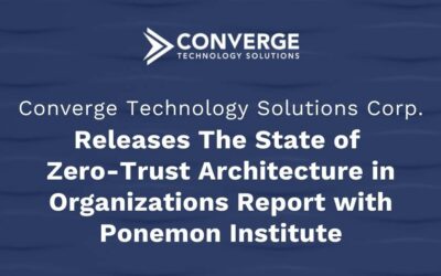 Zero-Trust Approach to Cybersecurity Also Increases Productivity in Organizations: Converge Report