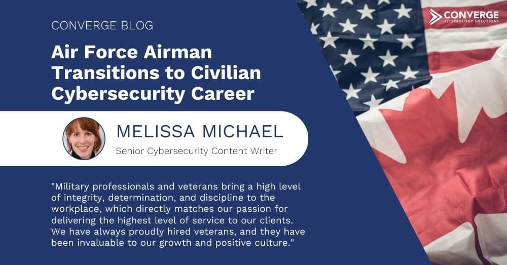 Air Force Airman Transitions to Civilian Cybersecurity Career