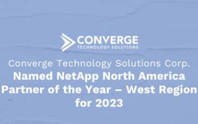 Converge Technology Solutions Corp. Named NetApp North America Partner of the Year – West Region for 2023