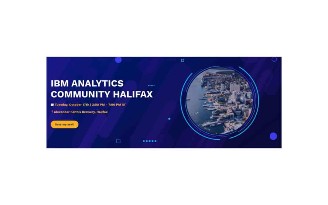 IBM Analytics Community in Halifax