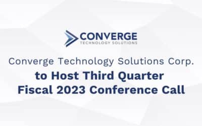 Converge to Host Third Quarter Fiscal 2023 Conference Call