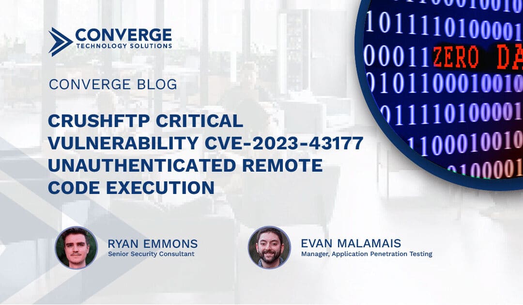 CrushFTP Critical Vulnerability CVE-2023-43177 Unauthenticated Remote Code Execution