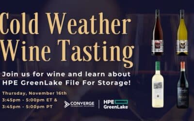 Cold Weather Wine Tasting with HPE GreenLake