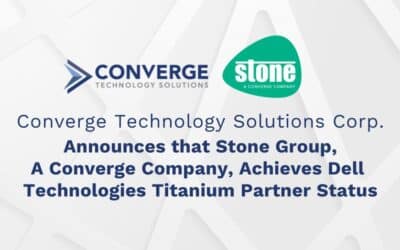 Stone Group, A Converge Company, Achieves Dell Technologies Titanium Partner Status