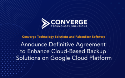 Converge Technology Solutions and FalconStor Software Announce Definitive Agreement to Enhance Cloud-Based Backup Solutions on Google Cloud Platform