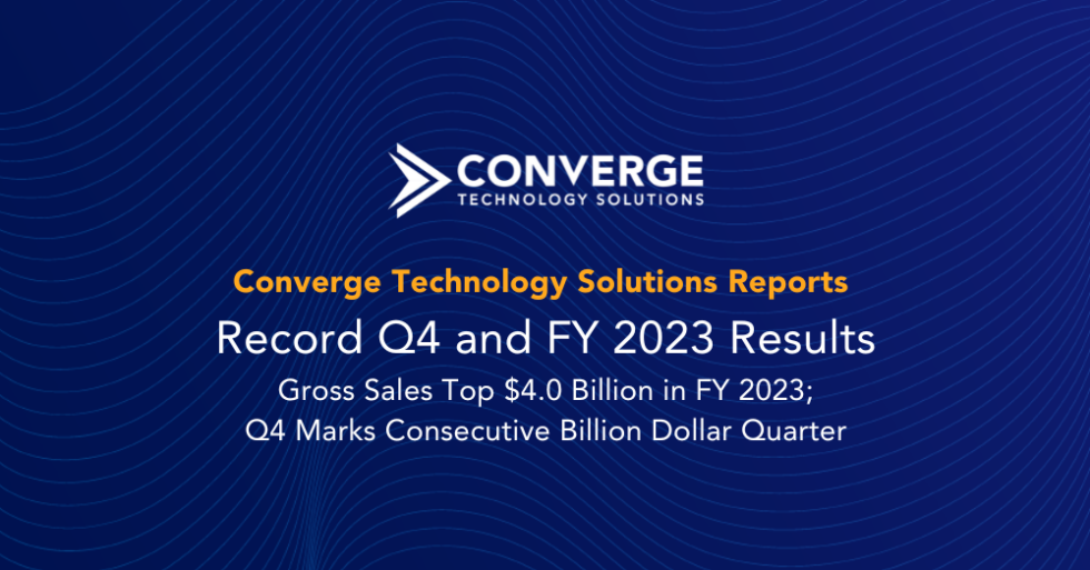 Converge Reports Record Q4 And FY 2023 Results - Converge Technology ...