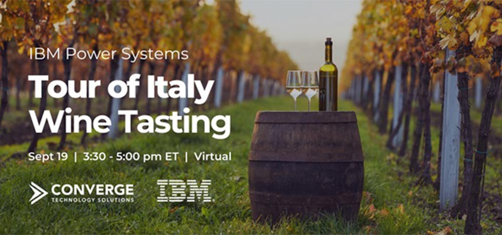 IBM Power Systems Tour of Italy Wine Tasting