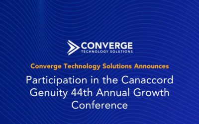 Converge Technology Solutions Announces Participation in the Canaccord Genuity 44th Annual Growth Conference