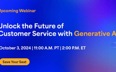 Unlock the Future of Customer Service with Generative AI Webinar