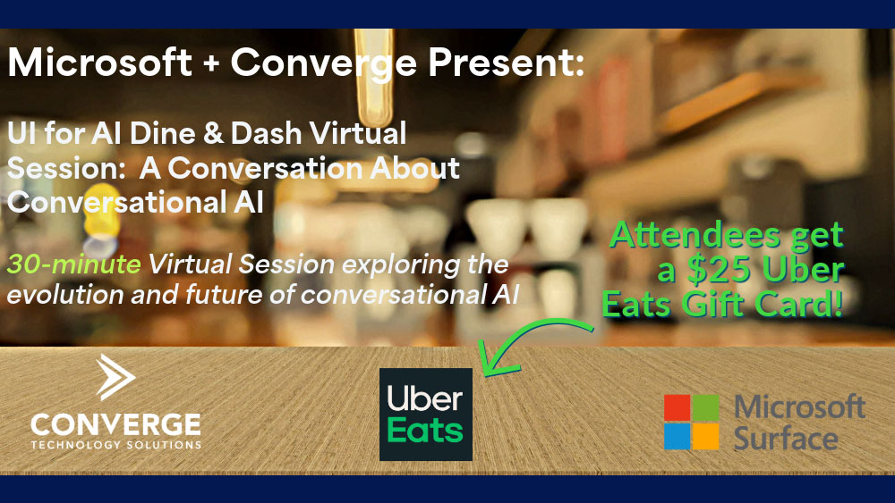 Converge and Microsoft AI Dine & Dash Webinar