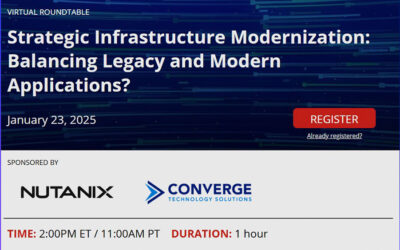 IDC Virtual Round Table Strategic Infrastructure Modernization: Balancing Legacy and Modern Applications